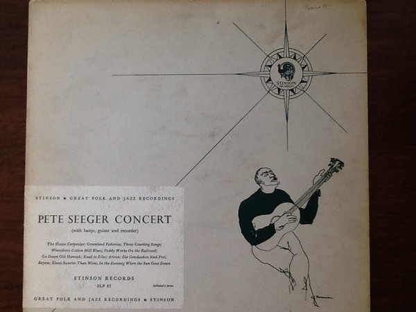Pete Seeger - A Pete Seeger Concert: Folk Songs And Ballads (LP, Album, Mono, RE, Red)