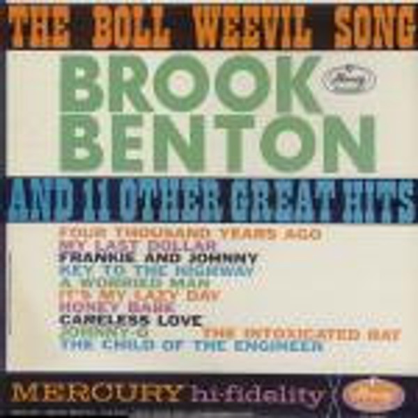 Brook Benton - The Boll Weevil Song And 11 Other Great Hits (LP, Album, Mono)