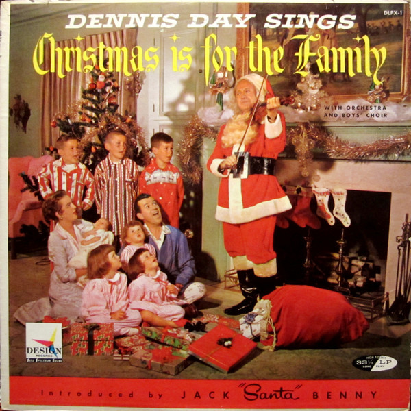 Dennis Day - Dennis Day Sings Christmas Is For The Family (LP, Album, Mono)