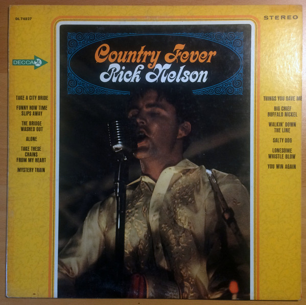 Rick Nelson* - Country Fever (LP, Pin)