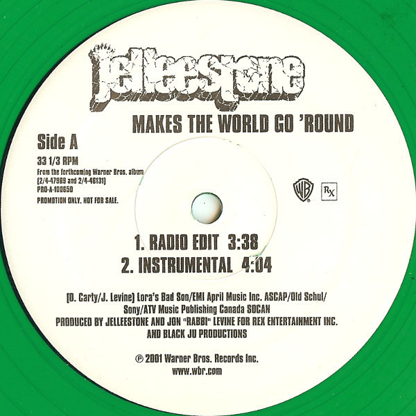 Jelleestone - Makes The World Go 'Round (12", Promo, Gre)