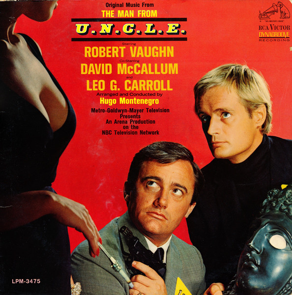 Hugo Montenegro - Original Music From The Man From U.N.C.L.E. (LP, Album, Mono)