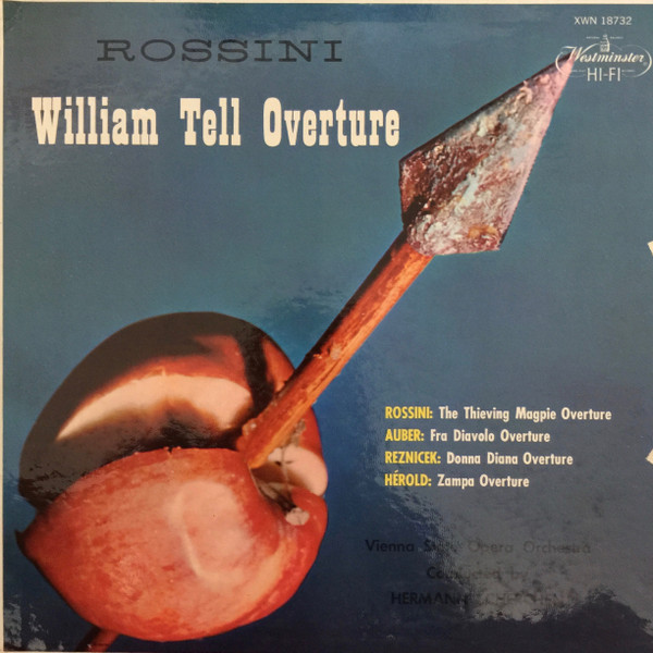 Hermann Scherchen - Rossini William Tell Overture (LP, Mono)