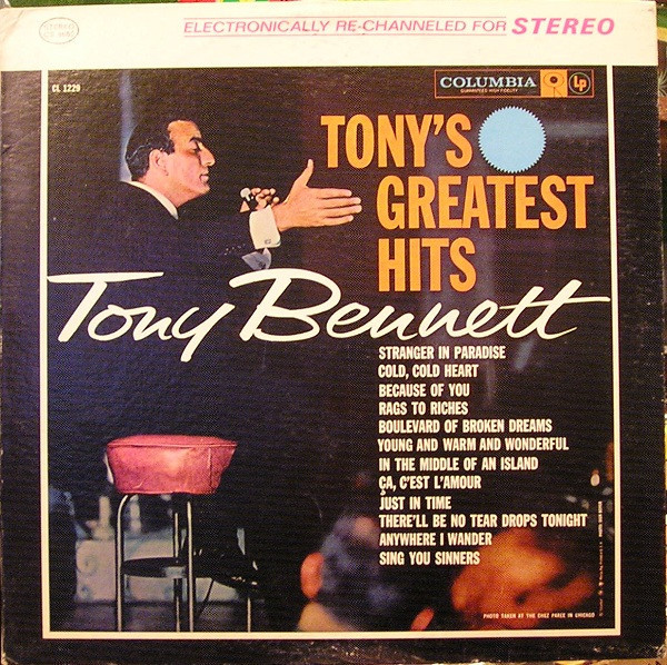 Tony Bennett - Tony's Greatest Hits (LP, Comp)