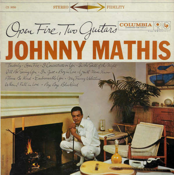 Johnny Mathis - Open Fire, Two Guitars (LP, Album)