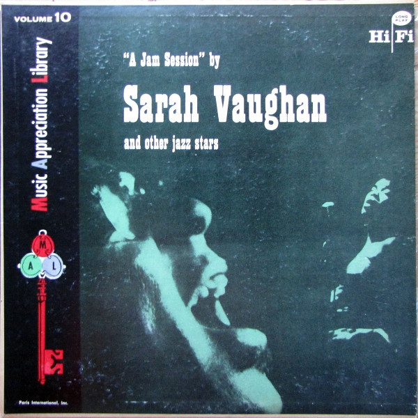 Various - "A Jam Session" By Sarah Vaughan And Other Jazz Stars (LP, Comp, Mono)