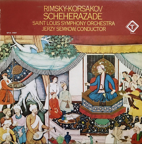 Saint Louis Symphony Orchestra, Jerzy Semkow, Rimsky-Korsakov* - Scheherazade (LP, Quad)