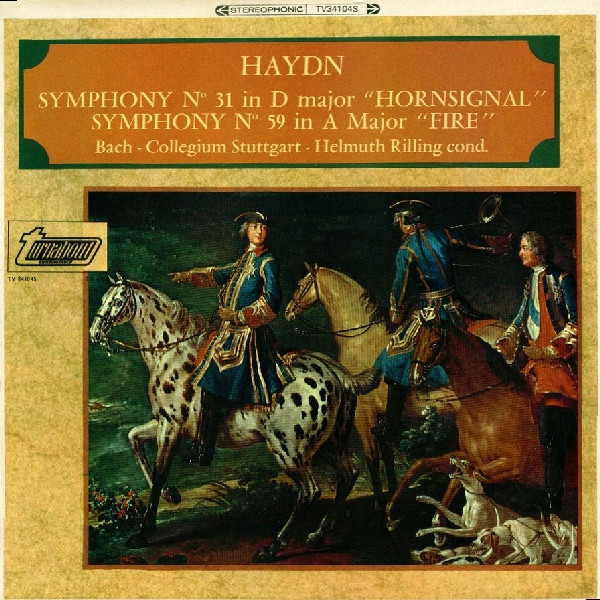 Haydn*, Helmuth Rilling, Bach Collegium, Stuttgart* - Symphonies Nos. 31 & 59 (LP)