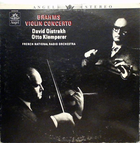 Brahms* - French National Radio Orchestra*, David Oistrakh*, Otto Klemperer - Brahms Violin Concerto In D Major, Op. 77 (LP, Album, RE)