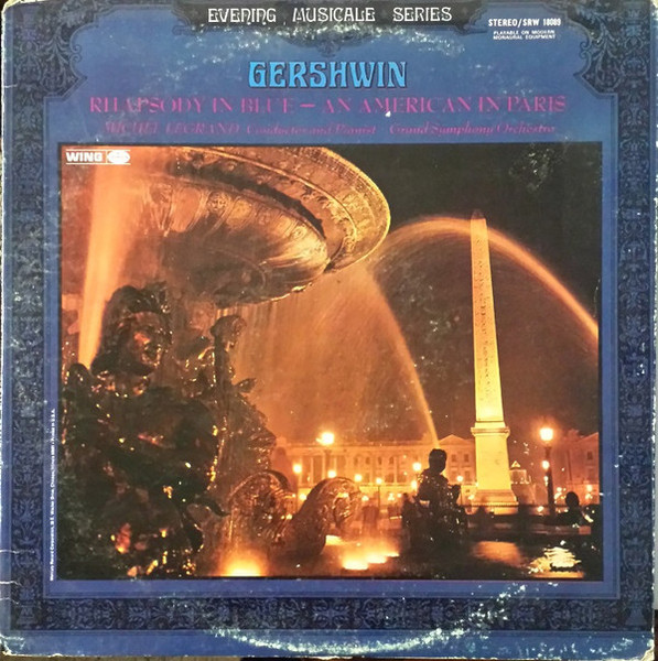 Gershwin* / Michel Legrand, Grand Symphony Orchestra* - Rhapsody In Blue / An American In Paris (LP)