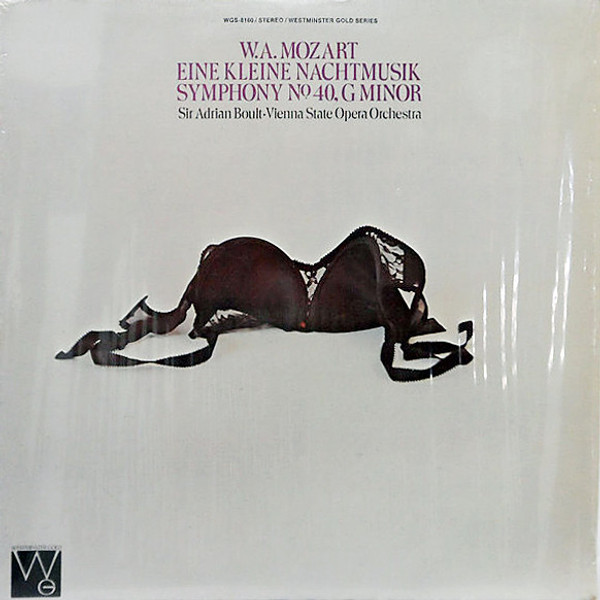 W. A. Mozart*, Sir Adrian Boult Conducts Vienna State Opera Orchestra* - Eine Kleine Nachtmusik / Symphony No. 40 in G Minor (LP, Album)