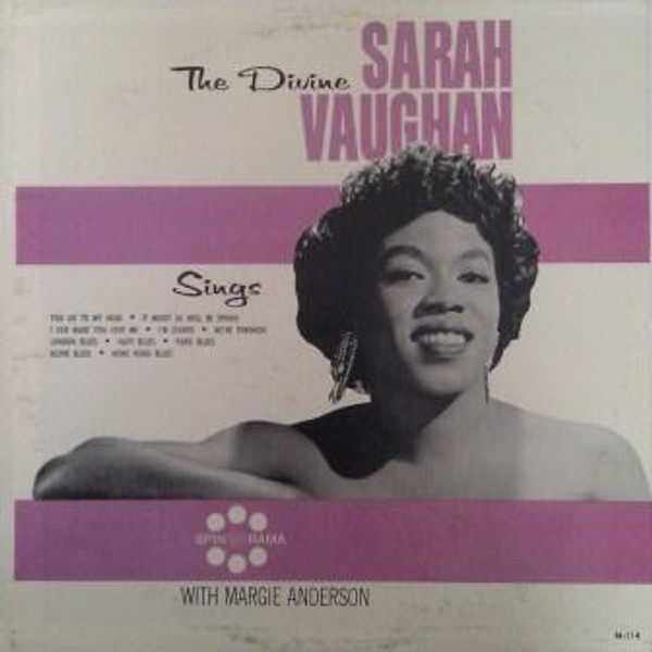 Sarah Vaughan with Margie Anderson - The Divine Sarah Vaughan Sings (LP, Comp)