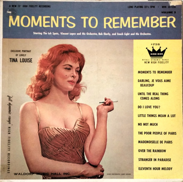 Various - Moments To Remember (Volume 3) (LP, Album, Comp, Mono)