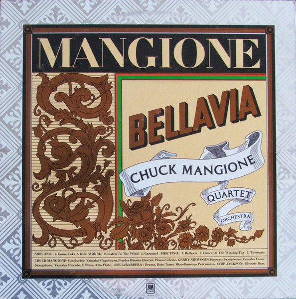 Chuck Mangione - Bellavia (LP, Album, Ter)