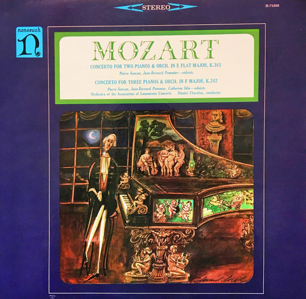Pierre Sancan, Jean-Bernard Pommier, Catherine Silie, Orchestra Of The Association Of Lamoureux Concerts*, Dimitri Chorofas* - Mozart* - Concerto For Two Pianos - Concerto For Three Pianos (LP, RP)