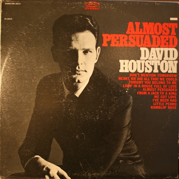 David Houston - Almost Persuaded - Epic - BN 26213 - LP, Album, San 860014833