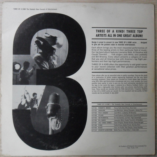 Lawrence Welk / Claude Thornhill / Al Donahue - Three Of A Kind (3 Top ...