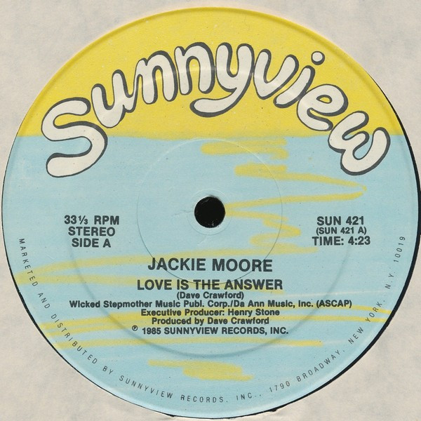 Jackie Moore - Love Is The Answer (12")