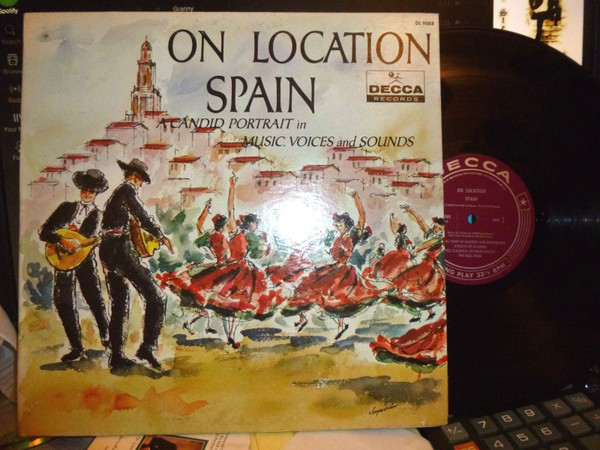 Various - On Location-Spain: Candid Portrait's in Music, Voices and Sounds (LP)