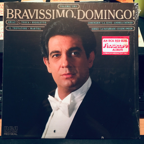 Placido Domingo - Bravissimo, Domingo! Volume Two (LP, Comp, Ind)