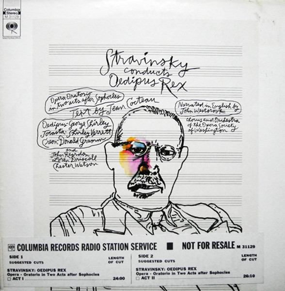 Igor Stravinsky - Conducts Oedipus Rex (LP, RE)