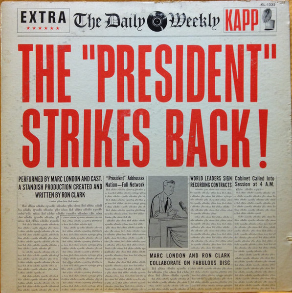 Marc London - The "President" Strikes Back! (LP, Album, Mono)