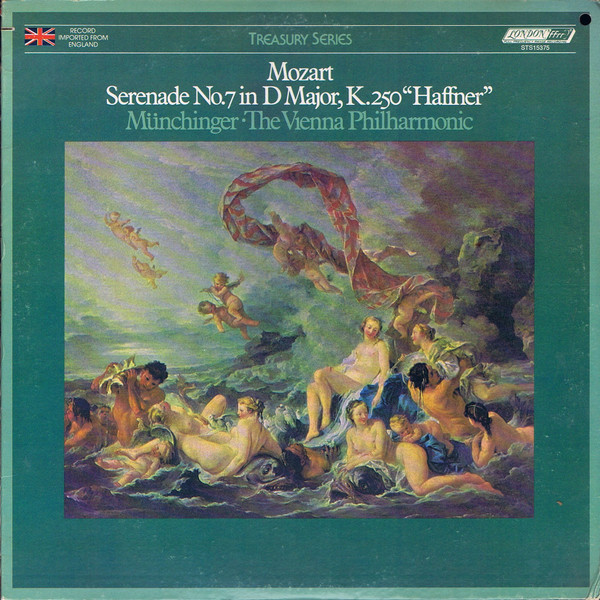 Mozart*, The Vienna Philharmonic*, Münchinger*, Willi Boskovsky - Serenade No. 7 In D Major, K.250 "Haffner" (LP, Album, RE)