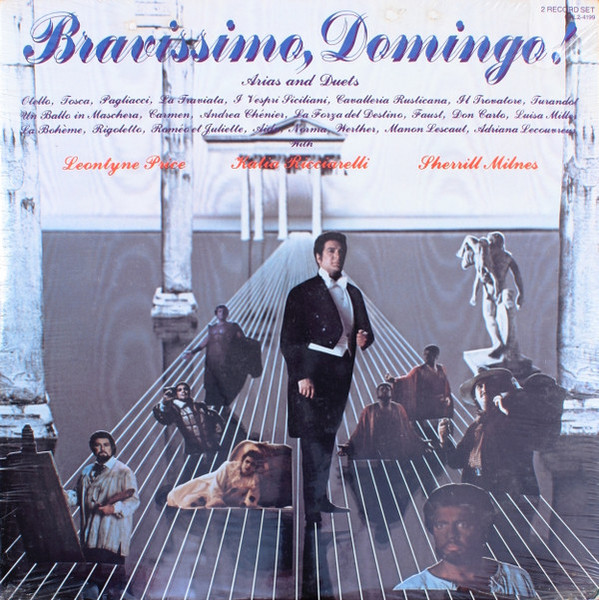 Placido Domingo - Bravissimo, Domingo! (2xLP, Comp)