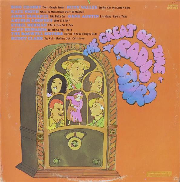 Various - The Great Old Time Radio Stars (LP, Comp, Pit)