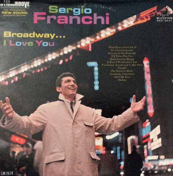 Sergio Franchi - Broadway...I Love You (LP, Mono)