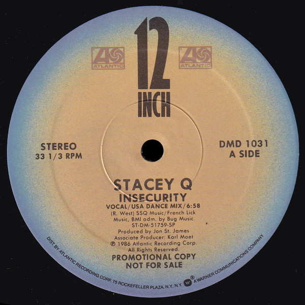Stacey Q - Insecurity (12", Promo)