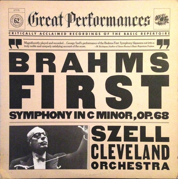 Brahms* / Szell*, Cleveland Orchestra* - First Symphony In C Minor, Op. 68 (LP, Album, RM)