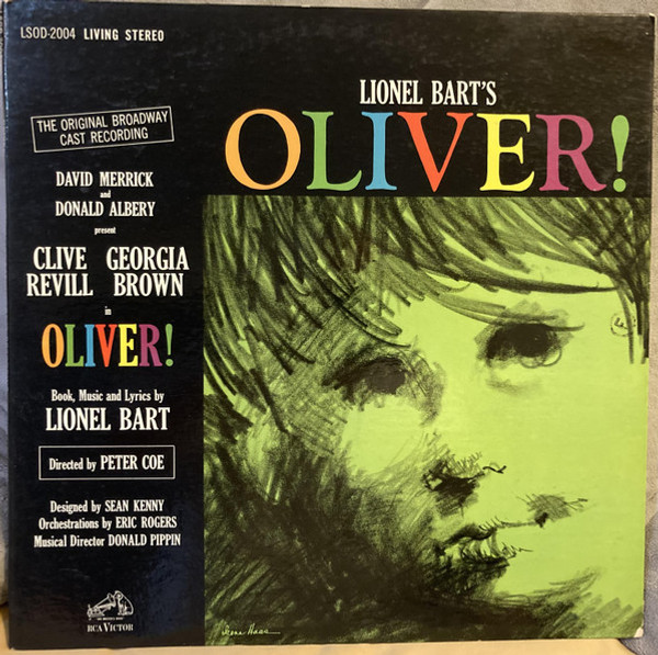 Lionel Bart - Oliver! The Original Broadway Cast Recording (LP, Album, Gat)