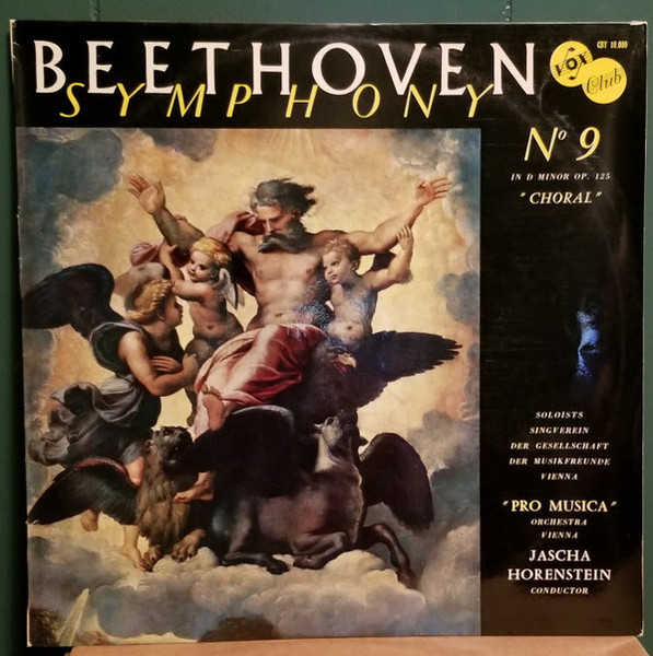 Beethoven*, Pro Musica Symphony, Vienna*, Jascha Horenstein - Symphony No.9 In D Minor, Op.125  ("Choral") (LP, Album)