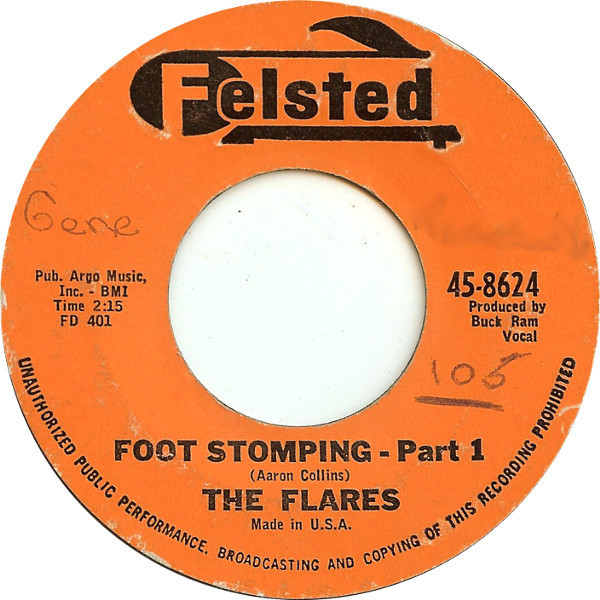 The Flares / The Ramrocks - Foot Stomping (7", Single)