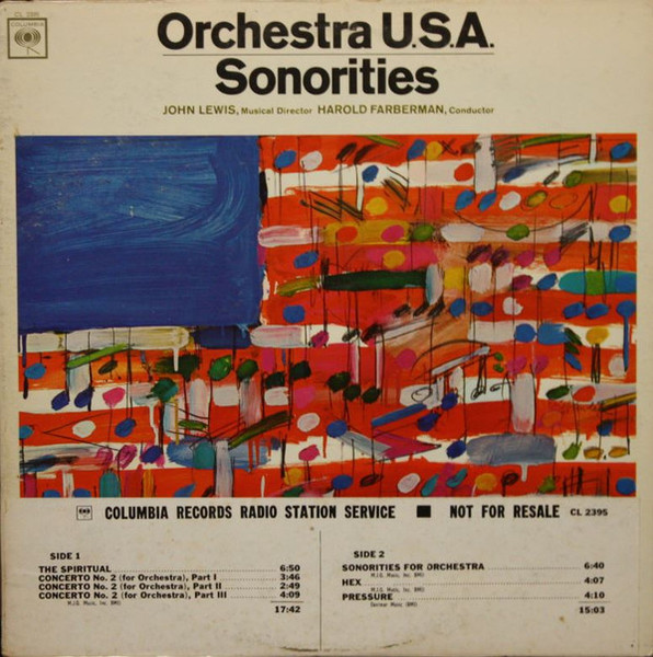 Orchestra U.S.A. - Sonorities (LP, Album, Mono, Promo)