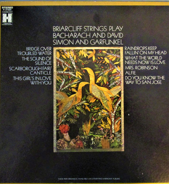 Briarcliff Strings* - Play Bacharach & David And Simon & Garfunkel (LP, Comp)