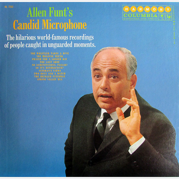 Allen Funt - Candid Microphone (LP, Album, Mono)