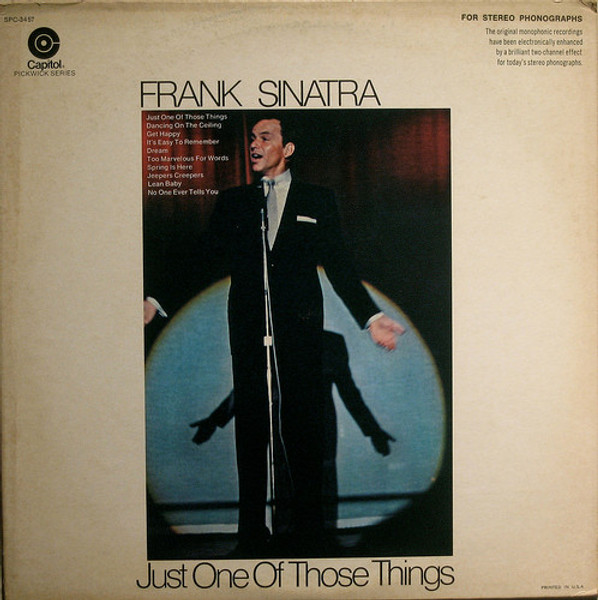 Frank Sinatra - Just One Of Those Things (LP, Comp)