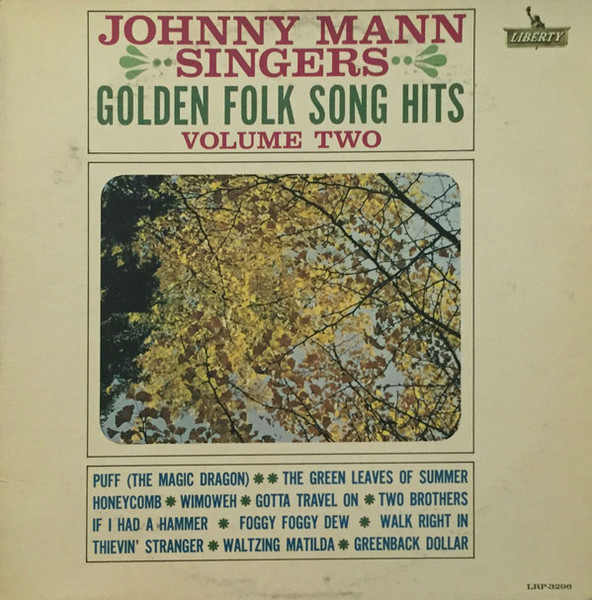 The Johnny Mann Singers - Golden Folk Song Hits - Volume 2 (LP, Album)