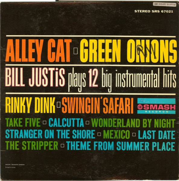 Bill Justis - Alley Cat / Green Onions: Bill Justis Plays 12 Big Instrumental Hits - Smash Records (4) - SRS-67021 - LP, Album 872257813