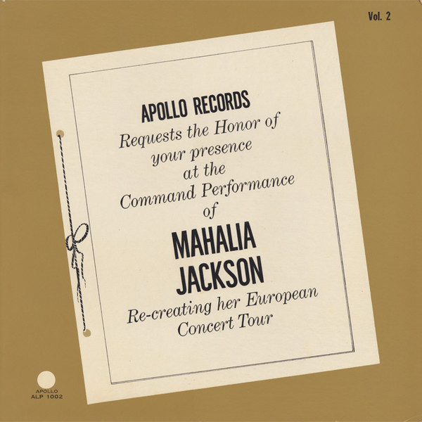 Mahalia Jackson - Command Performance, Vol. 2 (LP, Comp)