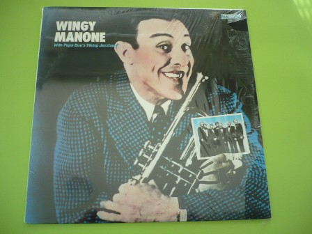 Wingy Manone With Papa Bue's Viking Jazzband* - Wingy Manone With Papa Bue's Viking Jazzband  (LP)