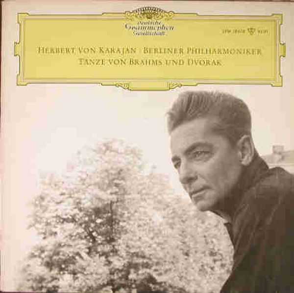 Dvorak*, Brahms*, Herbert Von Karajan / Berliner Philharmoniker - Tänze Von Brahms Und Dvorak/Dances By Brahms And Dvořák (LP, Album, Mono)