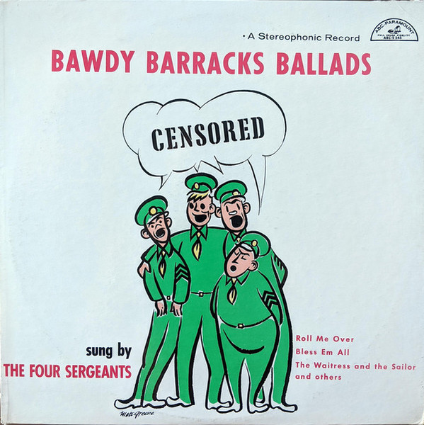 The Four Sergeants - Bawdy Barracks Ballads (LP, Album)