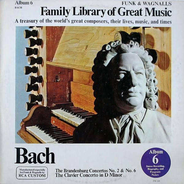 Bach* - The Brandenburg Concertos No. 2 & No. 6,  The Clavier Concerto In D Minor (LP, Comp)