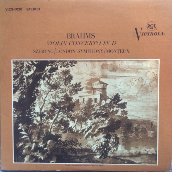 Brahms*, Szeryng* ∙ Monteux*, London Symphony Orchestra* - Violin Concerto (LP, RE, RP)