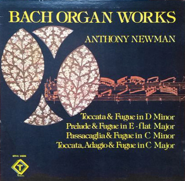 Anthony Newman - Bach Organ Works (LP, Quad)