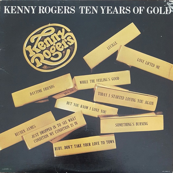 Kenny Rogers - Ten Years Of Gold - United Artists Records - UA-LA835-H - LP, Album, Comp 883964000