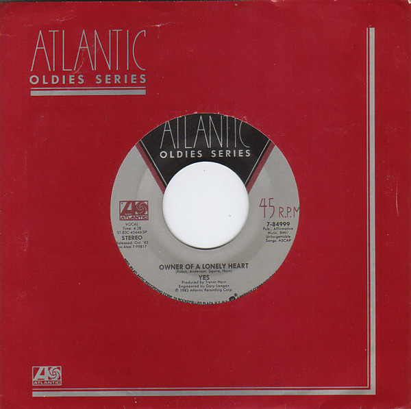 Yes - Owner Of A Lonely Heart / Leave It (7", Single)